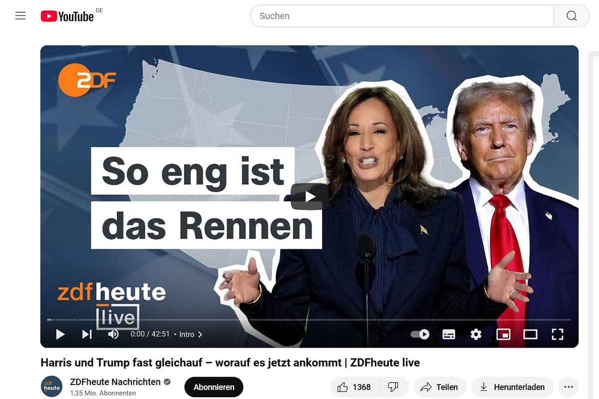 US-Wahl 24 - Berichterstattung deutscher Medien US-Wahl 24 - Berichterstattung deutscher Medien